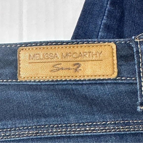 Seven7 Classic Melissa McCarthy Womens Skinny Tapered Jeans Plus Size 18 - Picture 10 of 13